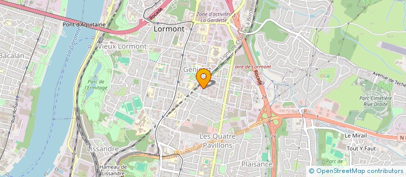 localisation de l'entreprise L'ESPOIR FAIT VIVRE à LORMONT