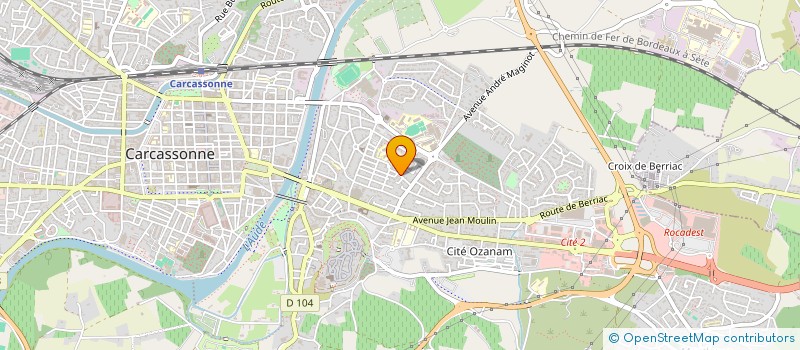 localisation de l'entreprise L'ESPRIT à CARCASSONNE