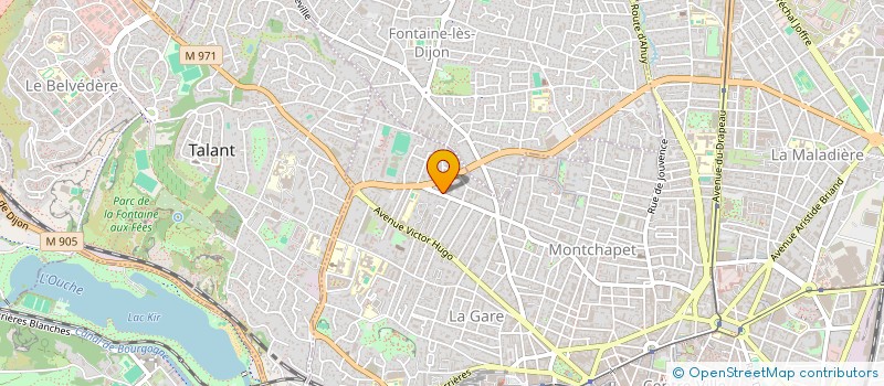 localisation de l'entreprise L'ESPRIT ARCHIBALD  DIJON