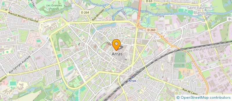 localisation de l'entreprise L'ESPRIT ARRANGE à ARRAS