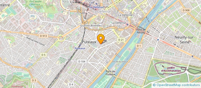 localisation de l'entreprise L'ESPRIT AU VERT  PUTEAUX