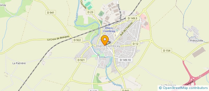 localisation de l'entreprise L'ESPRIT BOIS à ILLIERS COMBRAY