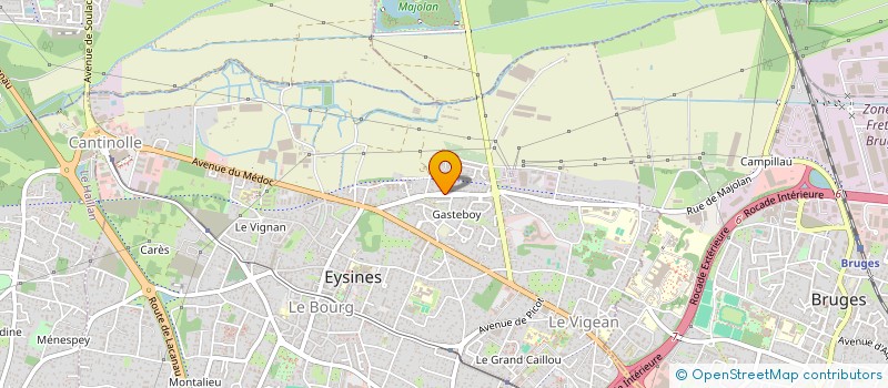 localisation de l'entreprise L'ESPRIT BOXERS  EYSINES