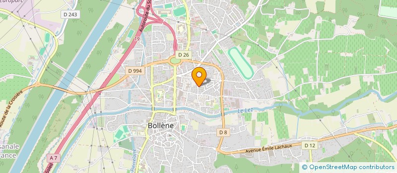 localisation de l'entreprise L'ESPRIT BUREAU à BOLLENE