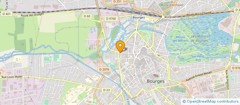 localisation de l'entreprise L'ESPRIT CLUB  BOURGES