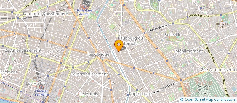 localisation de l'entreprise L'ESPRIT COULEUR à PARIS