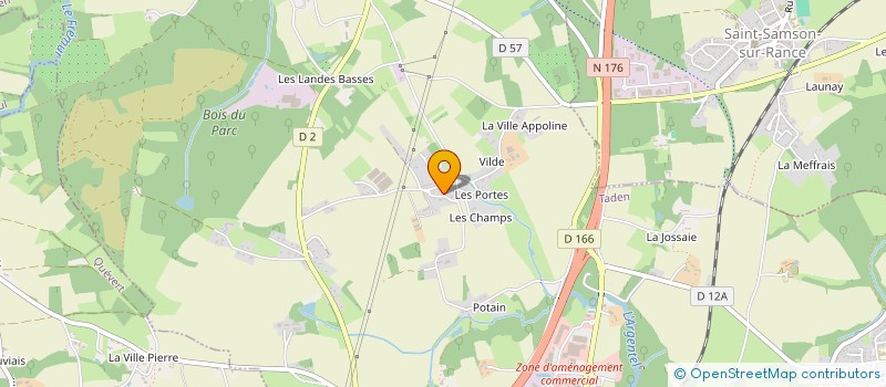 localisation de l'entreprise L'ESPRIT CREATIF  TADEN