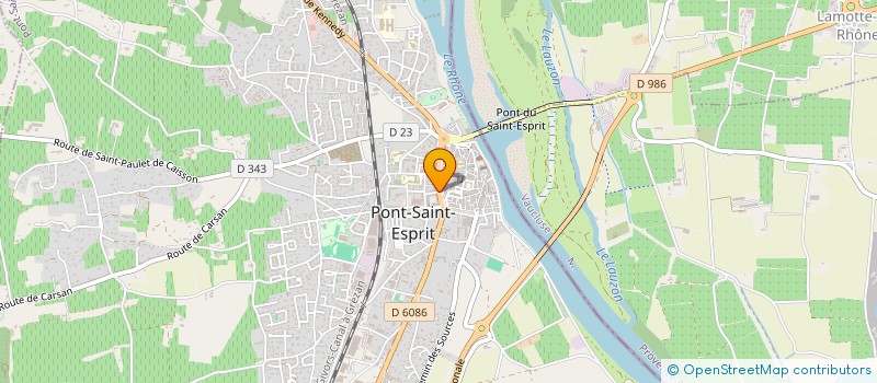 localisation de l'entreprise L'ESPRIT CURIEN  PONT-SAINT-ESPRIT