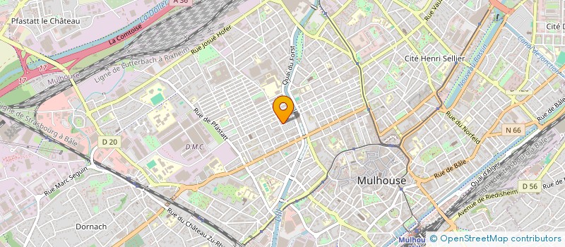 localisation de l'entreprise L'ESPRIT DE L'ARTISAN à MULHOUSE