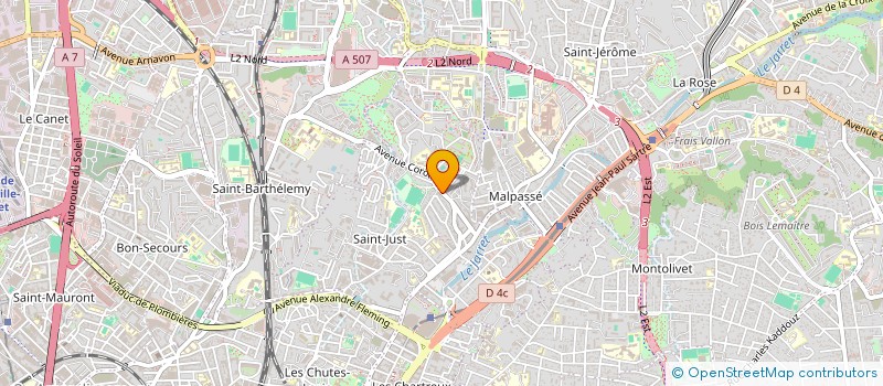 localisation de l'entreprise L'ESPRIT DE L'EAU  MARSEILLE