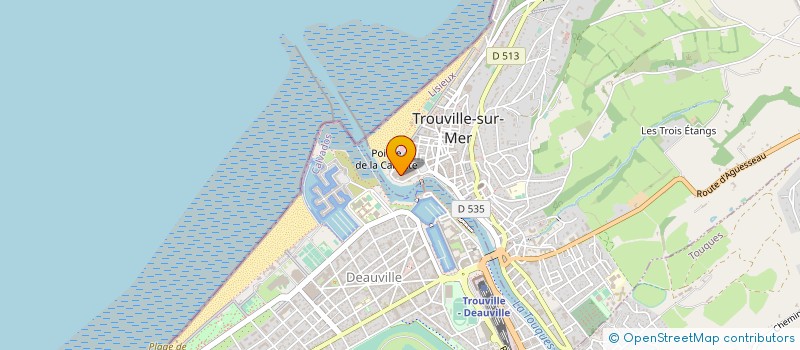 localisation de l'entreprise L'ESPRIT DE L'INDE - SPIRIT OF INDIA à TROUVILLE-SUR-MER