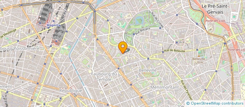 localisation de l'entreprise L'ESPRIT DE LA RUCHE  PARIS