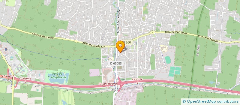 localisation de l'entreprise L'ESPRIT DECO  GUJAN-MESTRAS