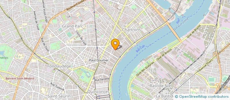 localisation de l'entreprise L'ESPRIT DES CHARTRONS  BORDEAUX
