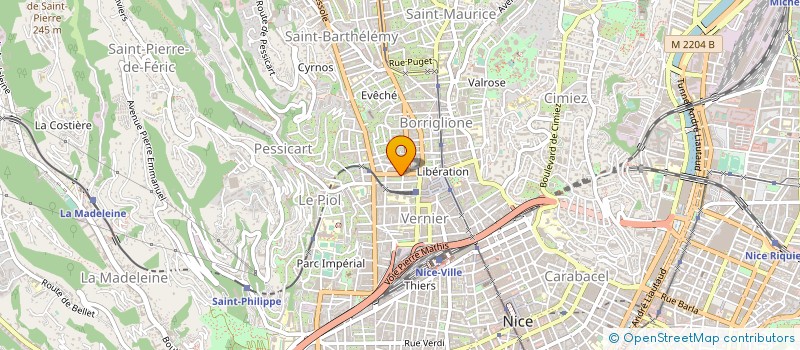 localisation de l'entreprise L'ESPRIT DES FORMES à NICE