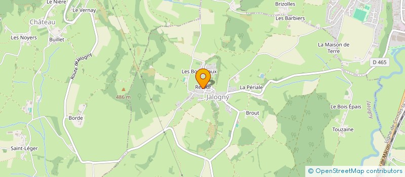 localisation de l'entreprise L ESPRIT DES LIEUX  JALOGNY