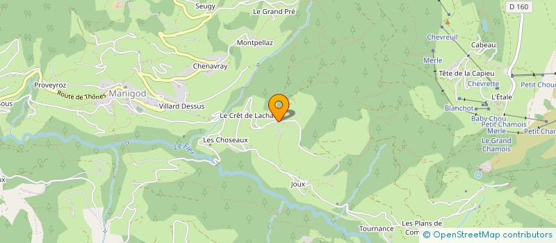 localisation de l'entreprise L ESPRIT DES MONTAGNES à MANIGOD