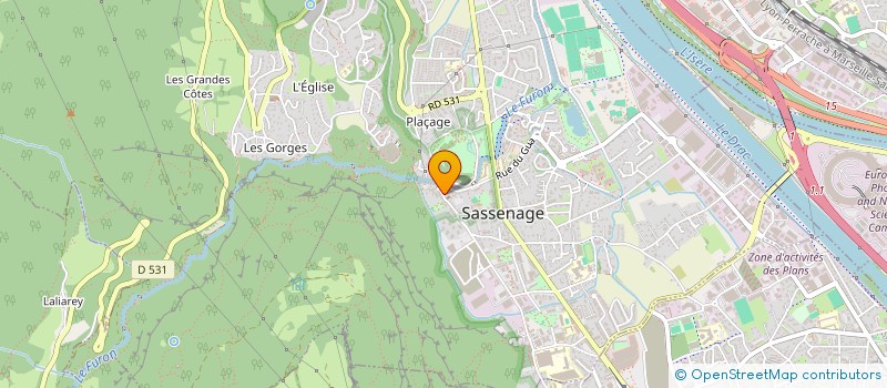 localisation de l'entreprise L'ESPRIT DES VELOS  SASSENAGE