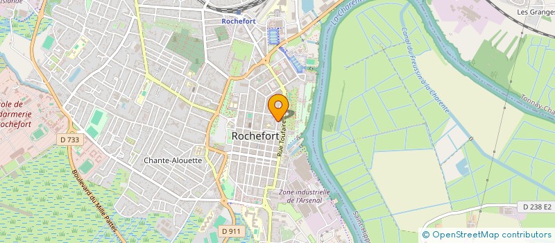 localisation de l'entreprise L'ESPRIT DU 8  ROCHEFORT