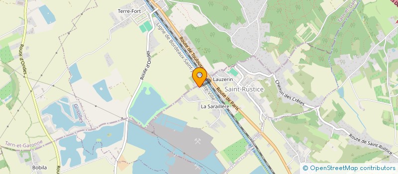 localisation de l'entreprise L'ESPRIT DU CARREAU  SAINT-RUSTICE