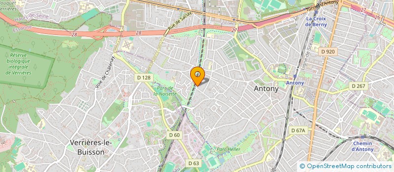 localisation de l'entreprise L'ESPRIT DU CORPS à ANTONY