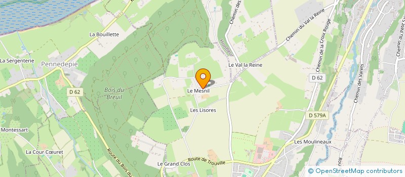 localisation de l'entreprise L'ESPRIT DU RIVAGE  EQUEMAUVILLE