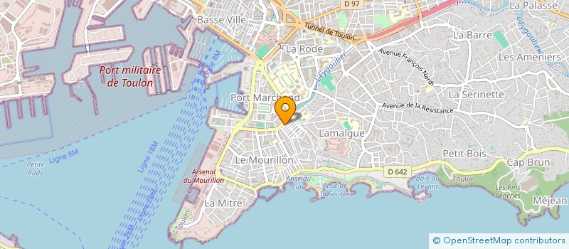 localisation de l'entreprise L ESPRIT DU SUD à TOULON