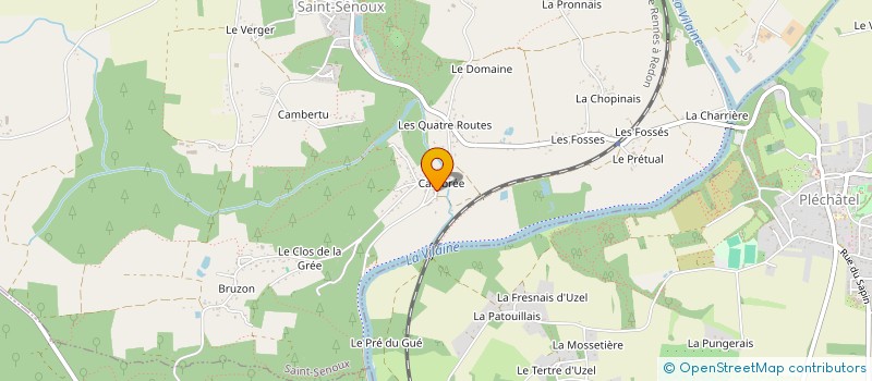 localisation de l'entreprise L'ESPRIT ET LA MAIN  SAINT-SENOUX