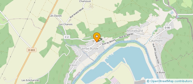 localisation de l'entreprise L'ESPRIT FESTIF  SAINTE-AULDE