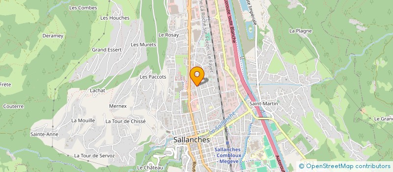 localisation de l'entreprise L'ESPRIT IMMOBILIER  SALLANCHES