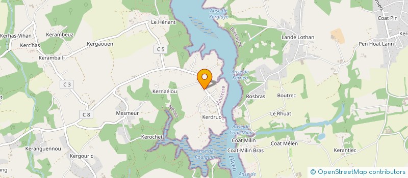 localisation de l'entreprise L'ESPRIT LARGE  NEVEZ