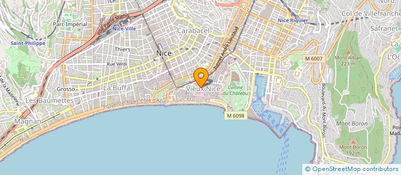 localisation de l'entreprise L'ESPRIT SOIN 2 à NICE