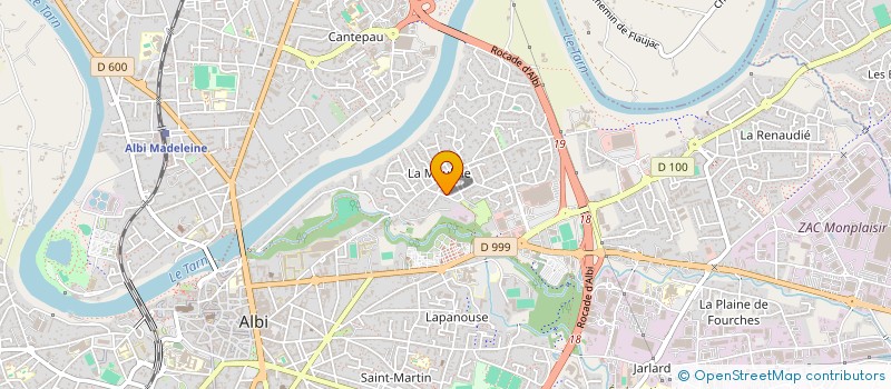 localisation de l'entreprise L'ESPRIT TARNAIS à ALBI