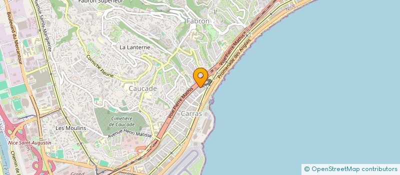 localisation de l'entreprise L'ESPRIT VERT à NICE