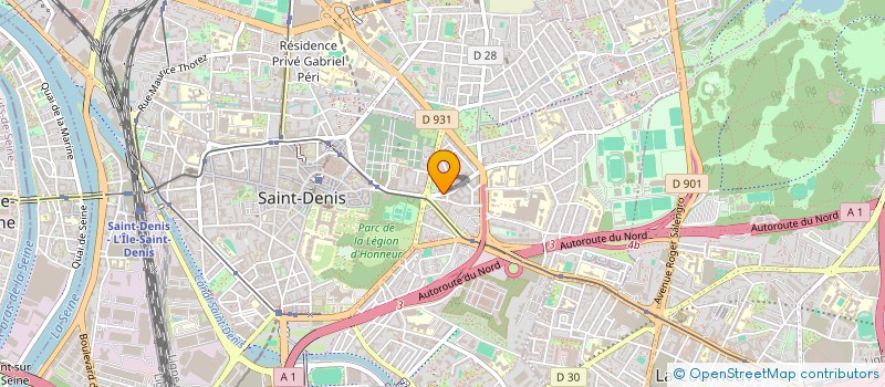 localisation de l'entreprise L'ESQUIF  SAINT-DENIS