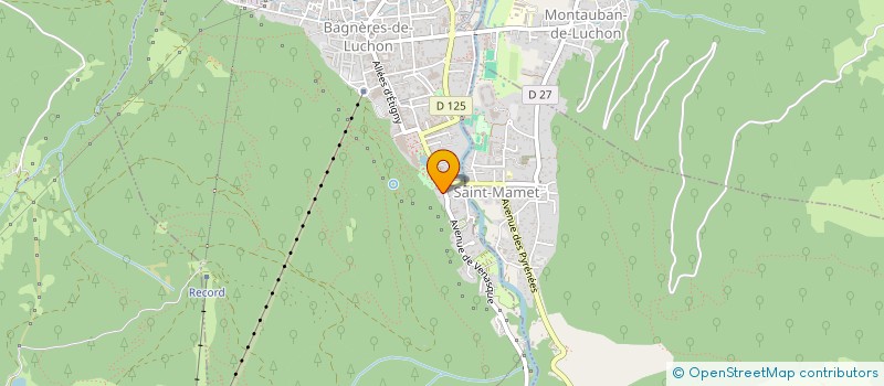 localisation de l'entreprise L'ESQUILLOT DU VENASQUE  BAGNERES-DE-LUCHON