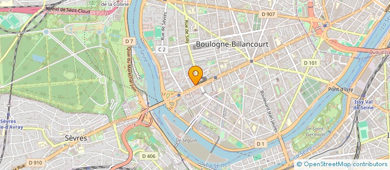 localisation de l'entreprise L'ESQUINA 809 à BOULOGNE-BILLANCOURT