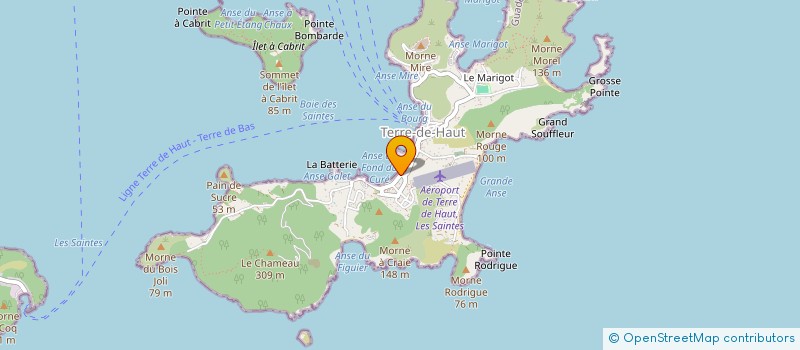 localisation de l'entreprise L'ESQUINADE à TERRE-DE-HAUT