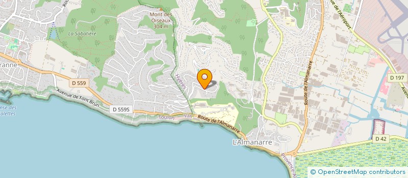 localisation de l'entreprise L'ESQUINADE à HYERES