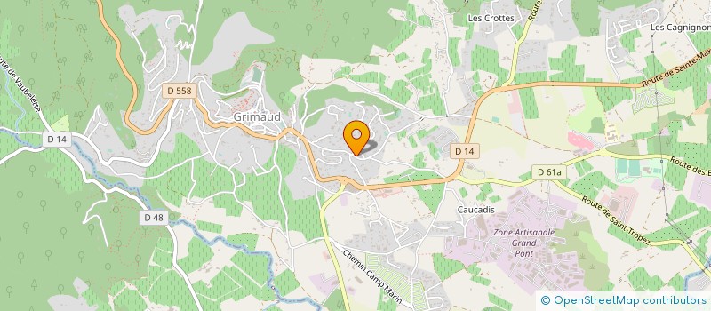 localisation de l'entreprise L'ESQUIROL à GRIMAUD