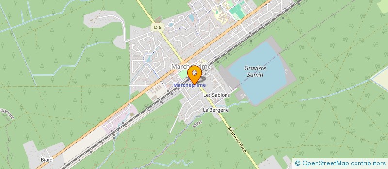 localisation de l'entreprise L'ESQUIROU  MARCHEPRIME