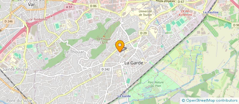 localisation de l'entreprise L'ESQUIRÒU à LA GARDE