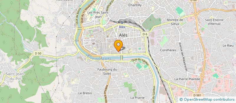 localisation de l'entreprise L'ESQUISSE à ALES