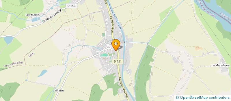 localisation de l'entreprise L'ESQUISSE à LERE