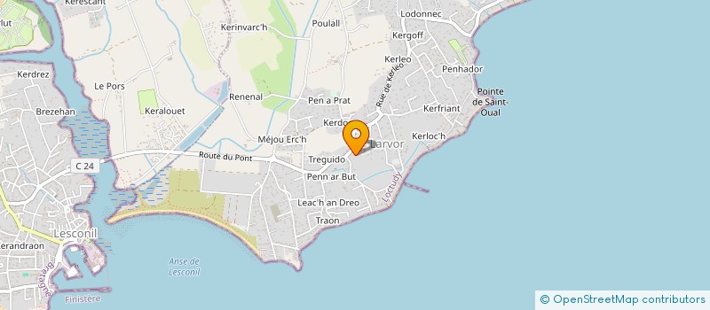 localisation de l'entreprise L'ESQUISSE ET LE MOT  LOCTUDY