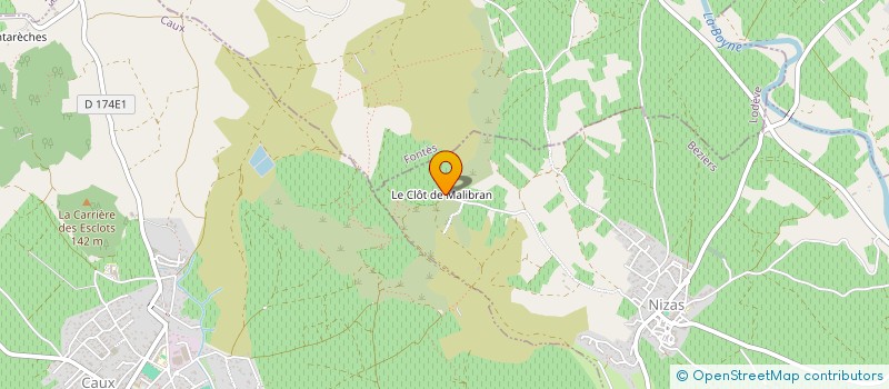 localisation de l'entreprise L'ESQUISSE SAUVAGE  NIZAS