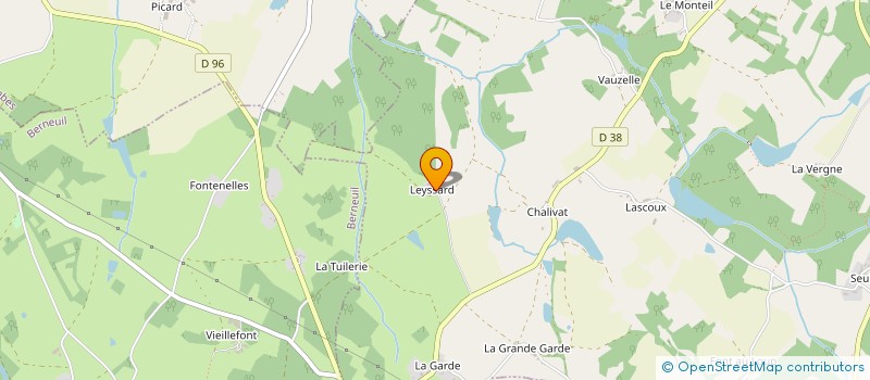 localisation de l'entreprise L'ESSART à SAINT-PARDOUX-LE-LAC