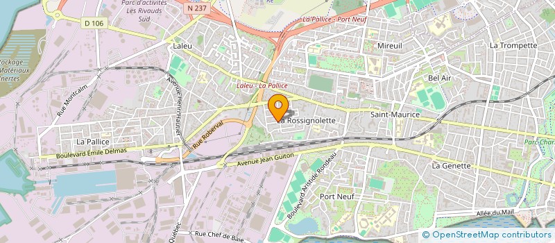 localisation de l'entreprise L'ESSENCE CARBONE  LA ROCHELLE