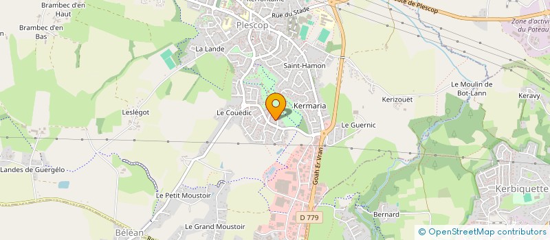 localisation de l'entreprise L'ESSENCE D'EVELYNE  PLESCOP