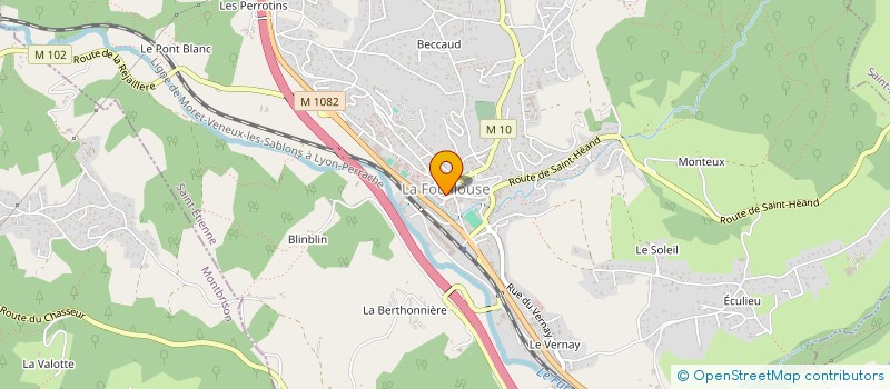 localisation de l'entreprise L'ESSENCE DE VIE  LA FOUILLOUSE